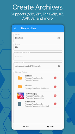 7Zip и Zip - менеджер Zip File скриншот 2