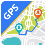Gps навигатор и карта маршрута