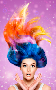 Прически Волосы Фоторедактор скриншот 2