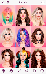 Прически Волосы Фоторедактор скриншот 3