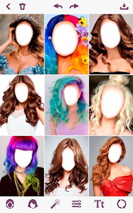 Прически Волосы Фоторедактор скриншот 5