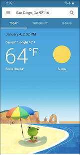 Frog weather скриншот 2