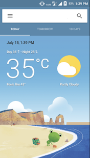 Frog weather скриншот 6