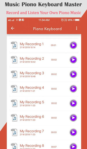 Piano Keyboard скриншот 4