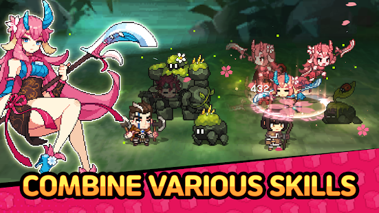 Unknown Knights: Pixel RPG скриншот 4