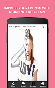 Карандашный рисунок - Мультяшный фоторедактор скриншот 4