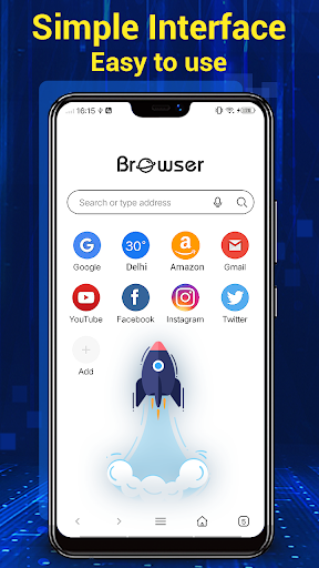 Браузер для Android скриншот 2