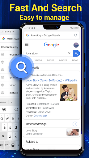 Браузер для Android скриншот 3