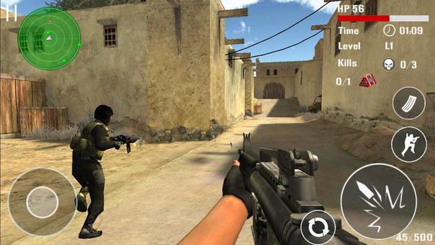 Борьба терроризма стрельба FPS скриншот 1