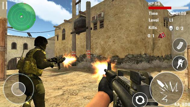 Борьба терроризма стрельба FPS скриншот 2