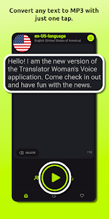 Translator Woman's Voice - TTS скриншот 3