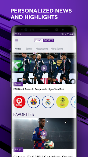 beIN SPORTS скриншот 2