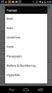 Docs To Go Office Suite скриншот 5