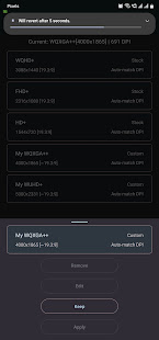 Pixels: Resolution+DPI Changer скриншот 4