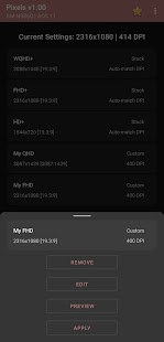 Pixels: Resolution+DPI Changer скриншот 6
