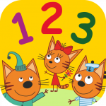 123 Три кота Игры . Учим цифры!