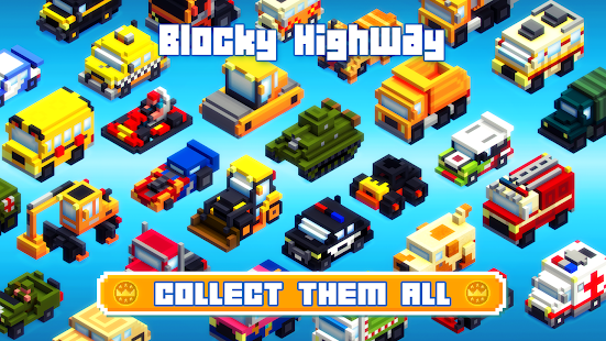 Blocky Highway: Traffic Racing скриншот 4