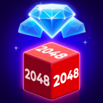 Chain Cube: 2048 3D merge game