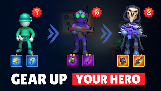 Stickman of Wars: RPG Shooter скриншот 5