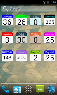 Счетчик дней скриншот 5