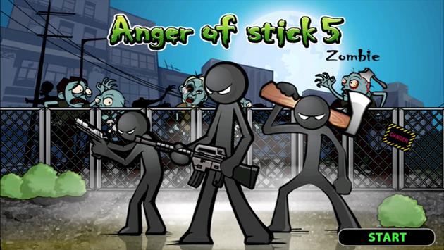 Anger of stick 5: zombie скриншот 1