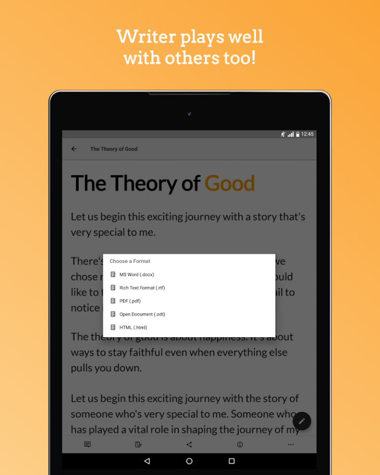 Writer скриншот 3