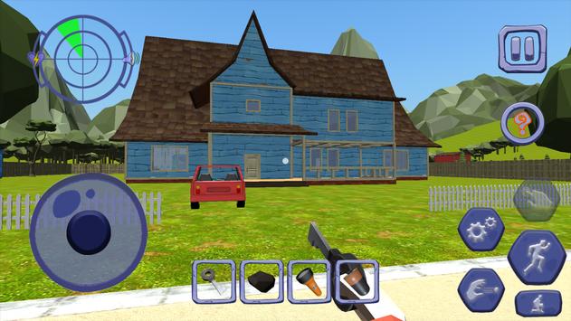 Scary Clown Man Neighbor скриншот 1