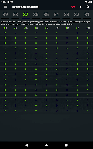 FUTBIN 24 Database & Draft скриншот 3