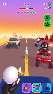 Rage Road - Car Shooting Game скриншот 3