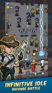 Zombie War - Idle TD game скриншот 2
