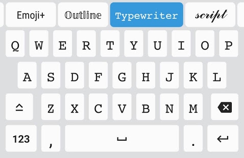Fonts Keyboard скриншот 2