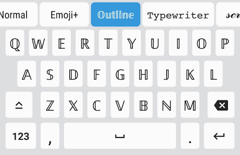 Fonts Keyboard скриншот 3