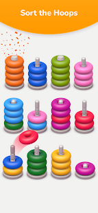 Color Sort 3D — Hoop Stack скриншот 5