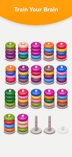 Color Sort 3D — Hoop Stack скриншот 6