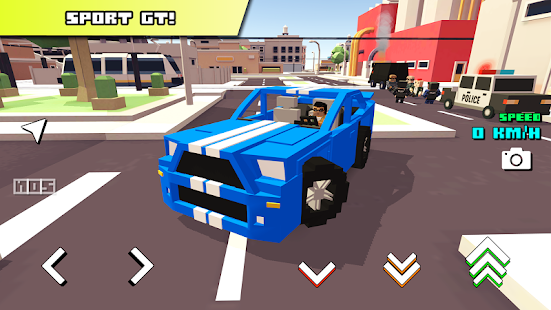 Blocky Car Racer скриншот 2