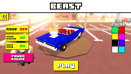 Blocky Car Racer скриншот 5