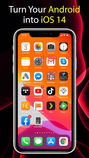 Launcher iOS 14 скриншот 2