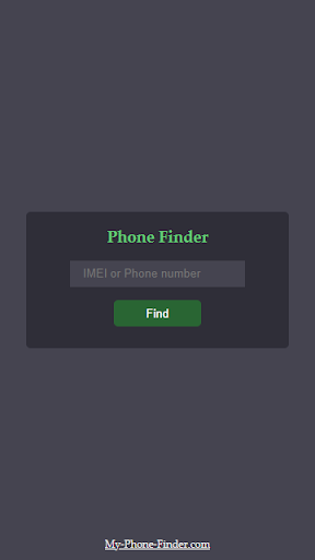 Find my phone - IMEI Tracker скриншот 1