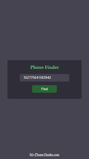 Find my phone - IMEI Tracker скриншот 2
