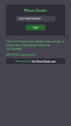 Find my phone - IMEI Tracker скриншот 4