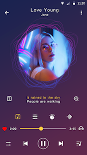 Музыкальный плеер скриншот 2