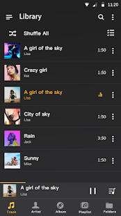 Музыкальный плеер скриншот 3