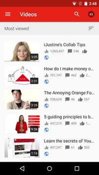 Творческая студия YouTube скриншот 3
