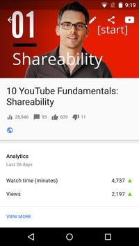 Творческая студия YouTube скриншот 4