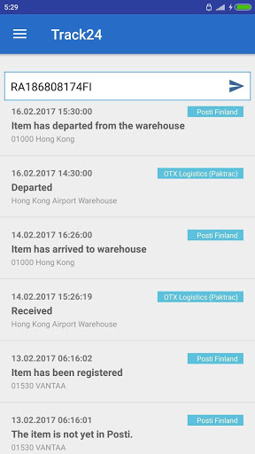 Track24 скриншот 1