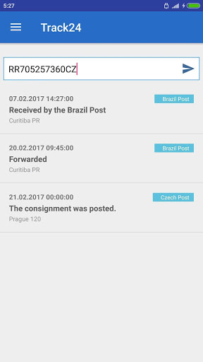 Track24 скриншот 2