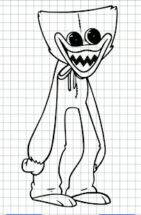 Как нарисовать Poppy Playtime скриншот 3