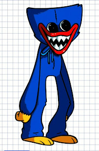 Как нарисовать Poppy Playtime скриншот 4