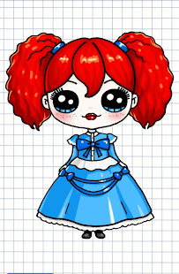 Как нарисовать Poppy Playtime скриншот 5
