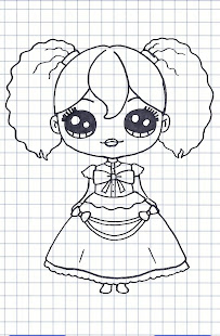 Как нарисовать Poppy Playtime скриншот 6